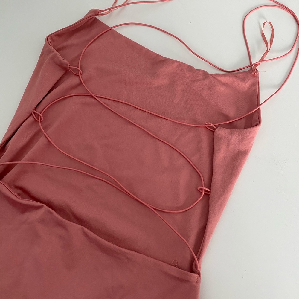Pink Stappy Bodycon Dress